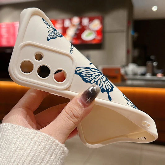 🦋 Butterfly Bliss Soft Case – For Samsung Galaxy | Shockproof & Stylish