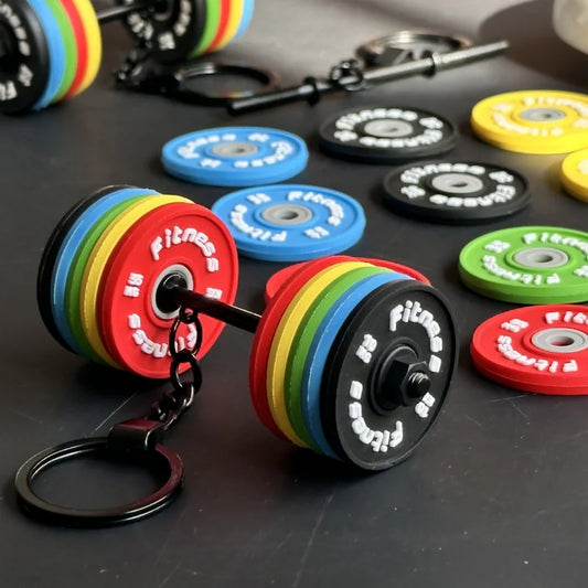 💪 DIY Silicone Barbell Keychain – Fitness Accessory for Gym Lovers 🏋️‍♂️