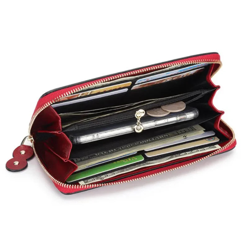 👜 Elegant Women's Luxury Leather Purse – High-Quality Handbag & Wallet
