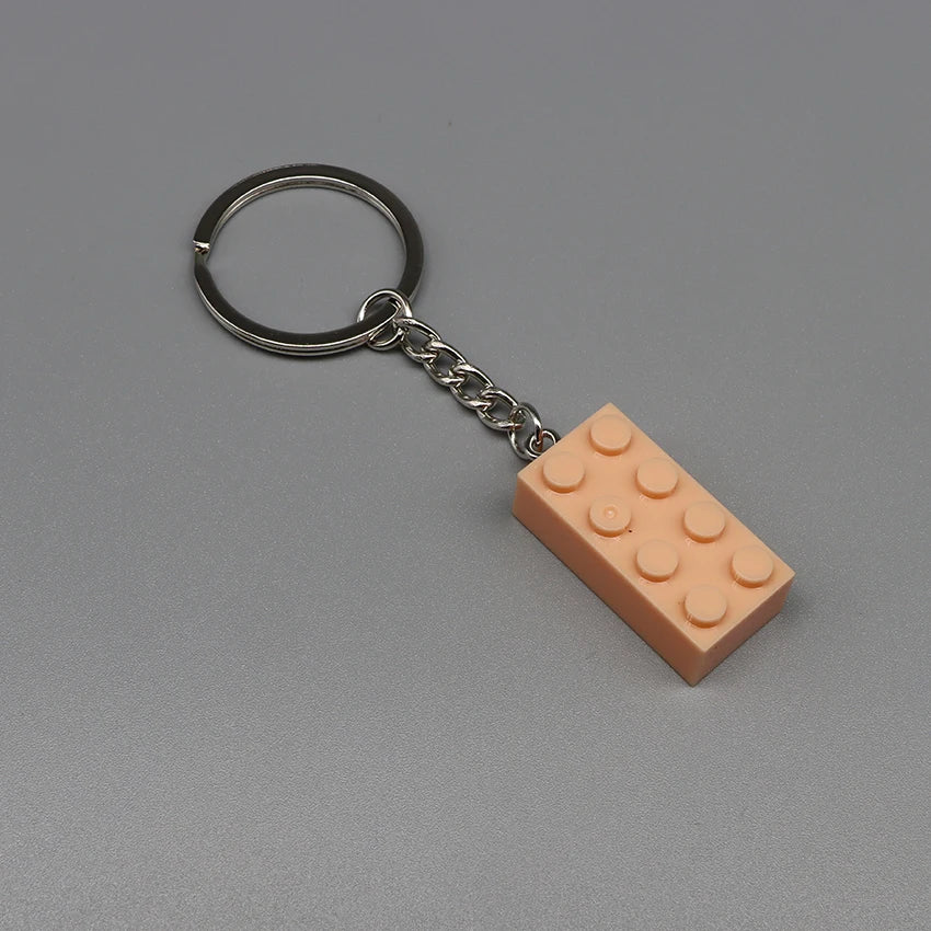 LEGO Style Keychain 🔑🧱 | Colorful Fun for Your Keys!