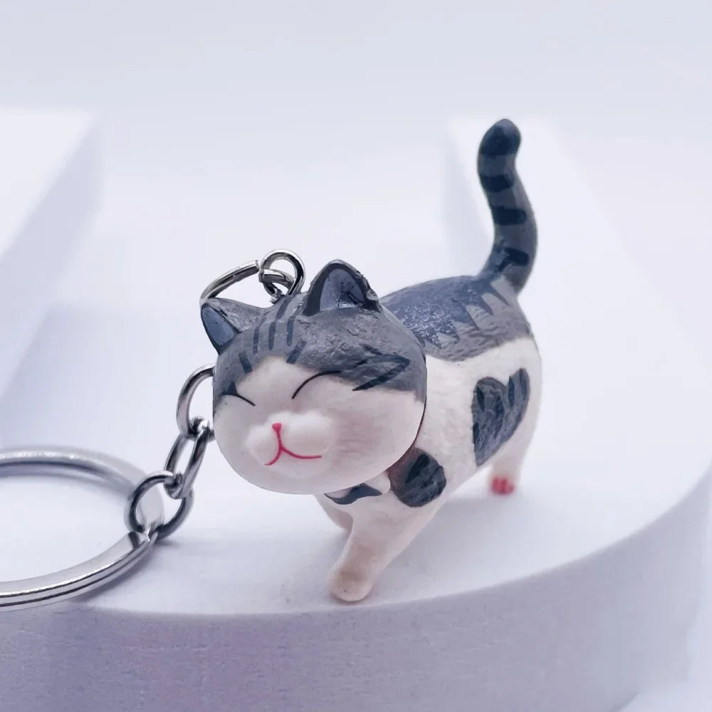 🐾 Cartoon Cat Keychain – Fun & Lovely Gift for Everyone! 😺