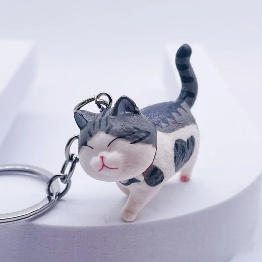 🐾 Cartoon Cat Keychain – Fun & Lovely Gift for Everyone! 😺