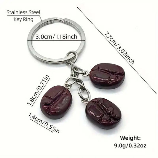 ☕ Coffee Bean Barista Keychain 🌟