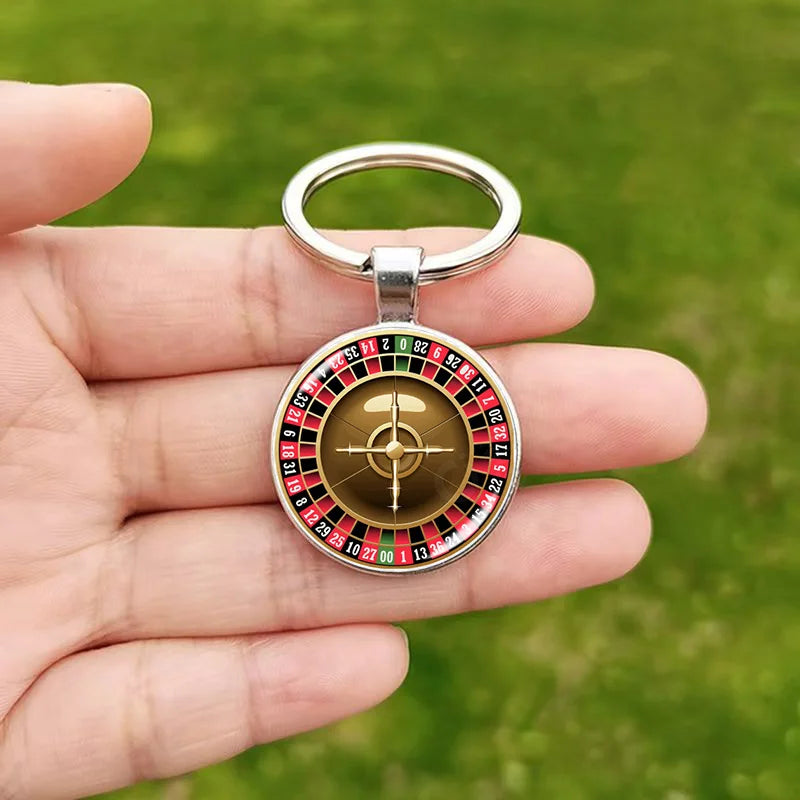 🎰Roulette Wheel Keychain – Spin Into Style!