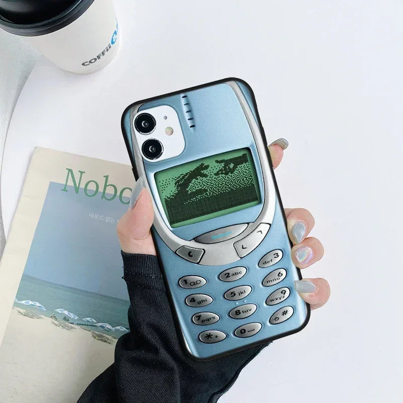 📱 Retro Cell Phone Style iPhone Case – Classic Mobile Series
