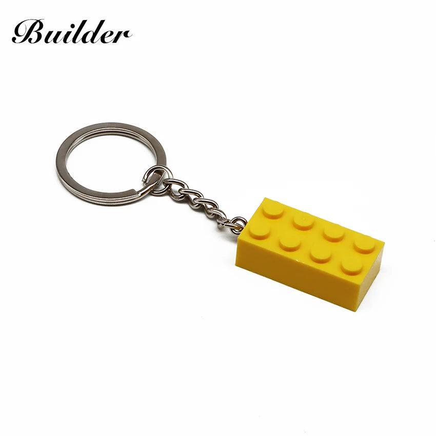 LEGO Style Keychain 🔑🧱 | Colorful Fun for Your Keys!