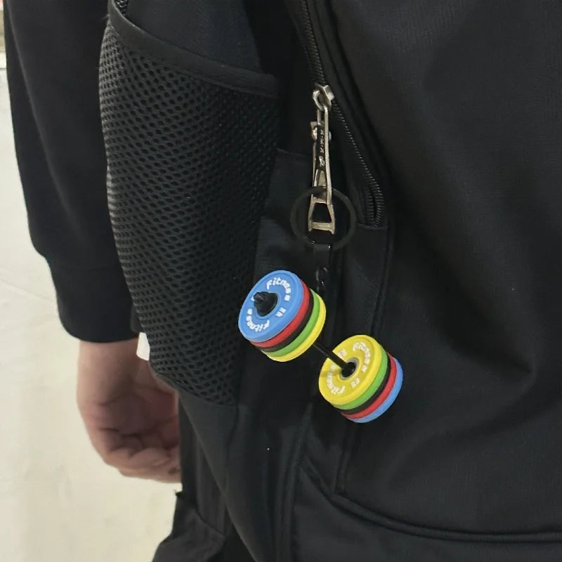💪 DIY Silicone Barbell Keychain – Fitness Accessory for Gym Lovers 🏋️‍♂️