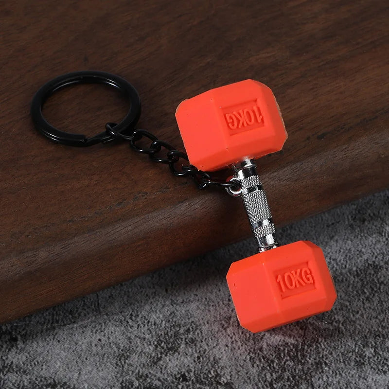 Gym Keychain Collection – Kettlebell, Dumbbell & Weight Plate Keychains
