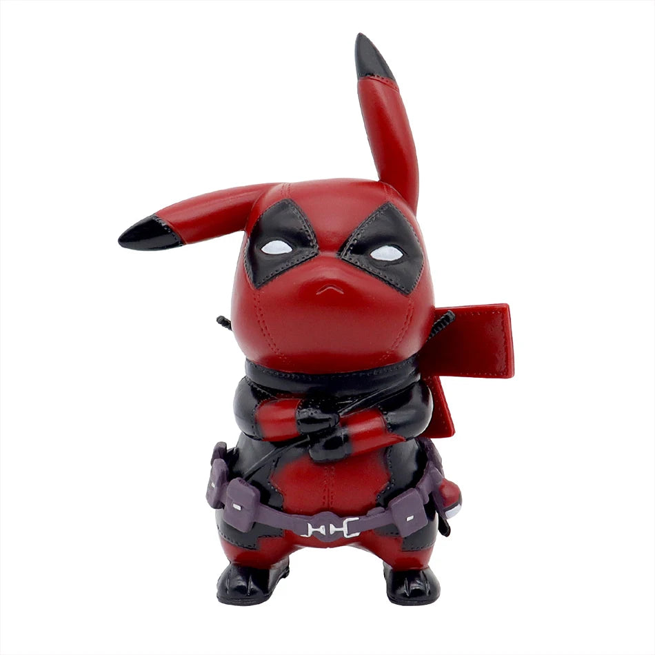 ⚡ 12cm Pikachu Cosplaying Deadpool – Fun Desktop Figure