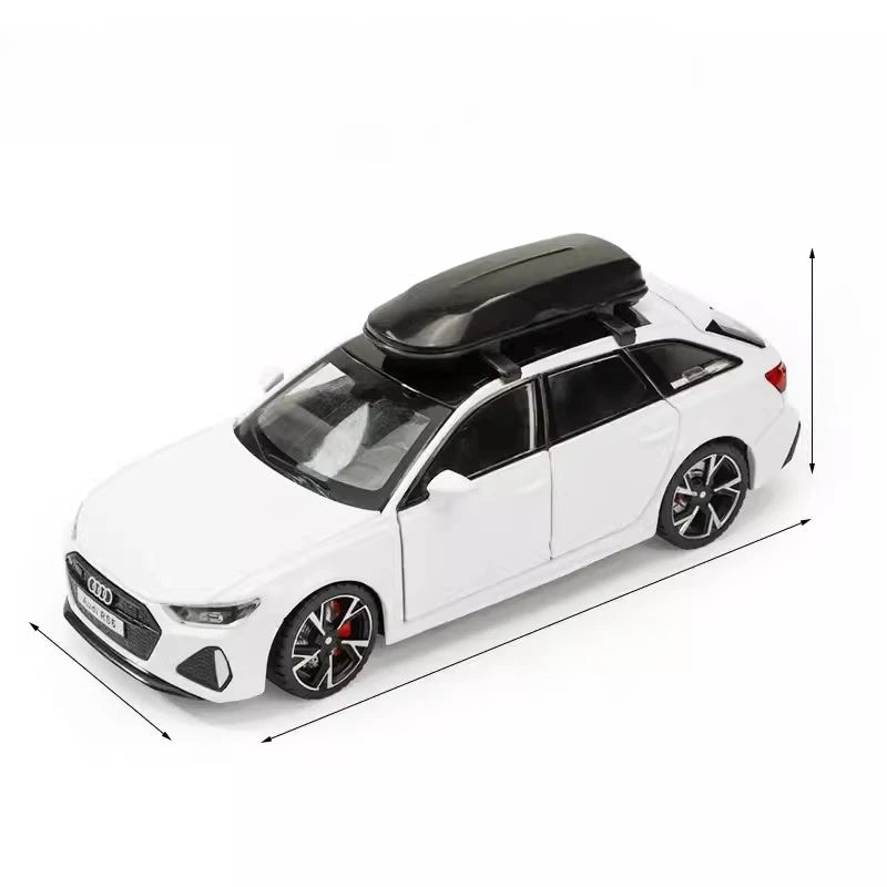 🖤 Audi RS6 Avant 1:32 Scale Diecast Model Car – Luxury Black Edition 🚘