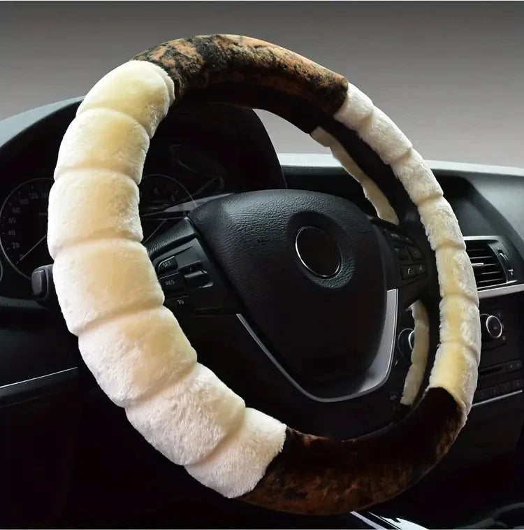Soft Plush Winter Steering Wheel Cover