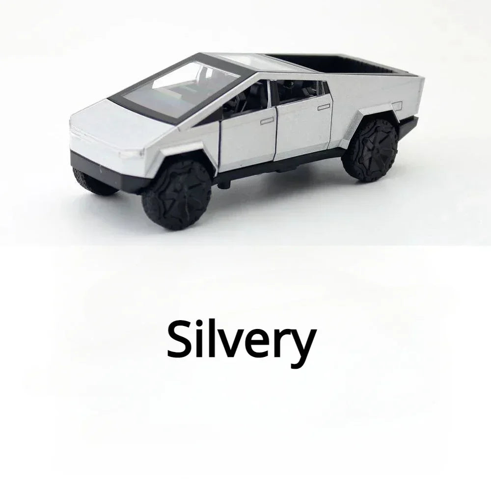 🚀 Tesla Cybertruck 1:32 Die-Cast Model – Futuristic Mini Pickup Truck