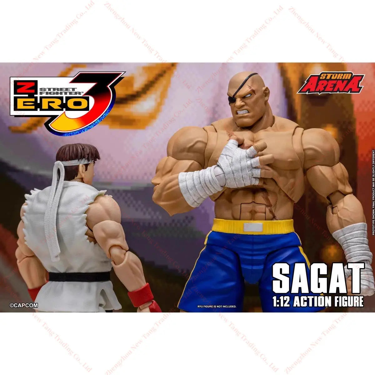 🥊 Sagat Action Figure - Street Fighter Collectible Masterpiece