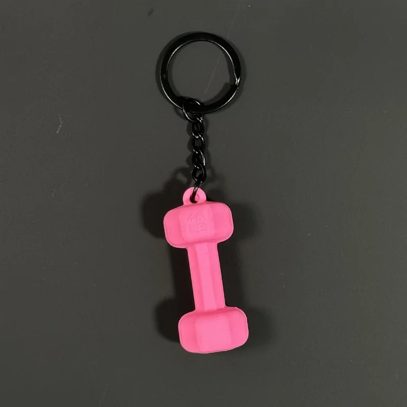 💪 DIY Silicone Barbell Keychain – Fitness Accessory for Gym Lovers 🏋️‍♂️