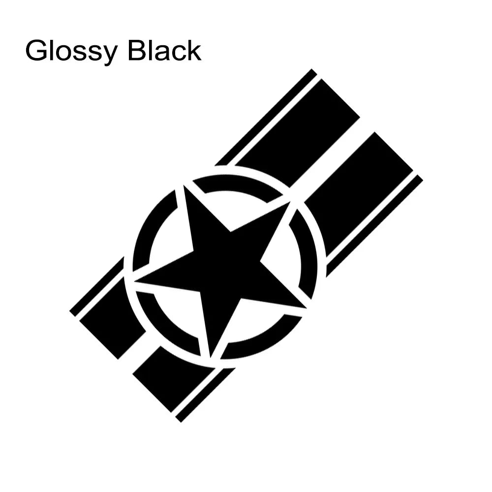 🛻 Pentagram Style Hood Decal – Dominate the Road with Bold Style! ⭐