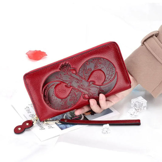 👜 Elegant Women's Luxury Leather Purse – High-Quality Handbag & Wallet