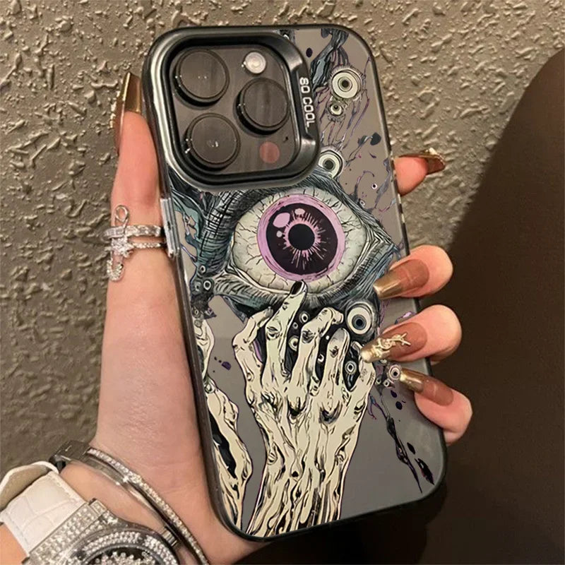 👁️🗨️🔥 3D Horror Skeleton Hand iPhone Case 🔥👁️🗨️