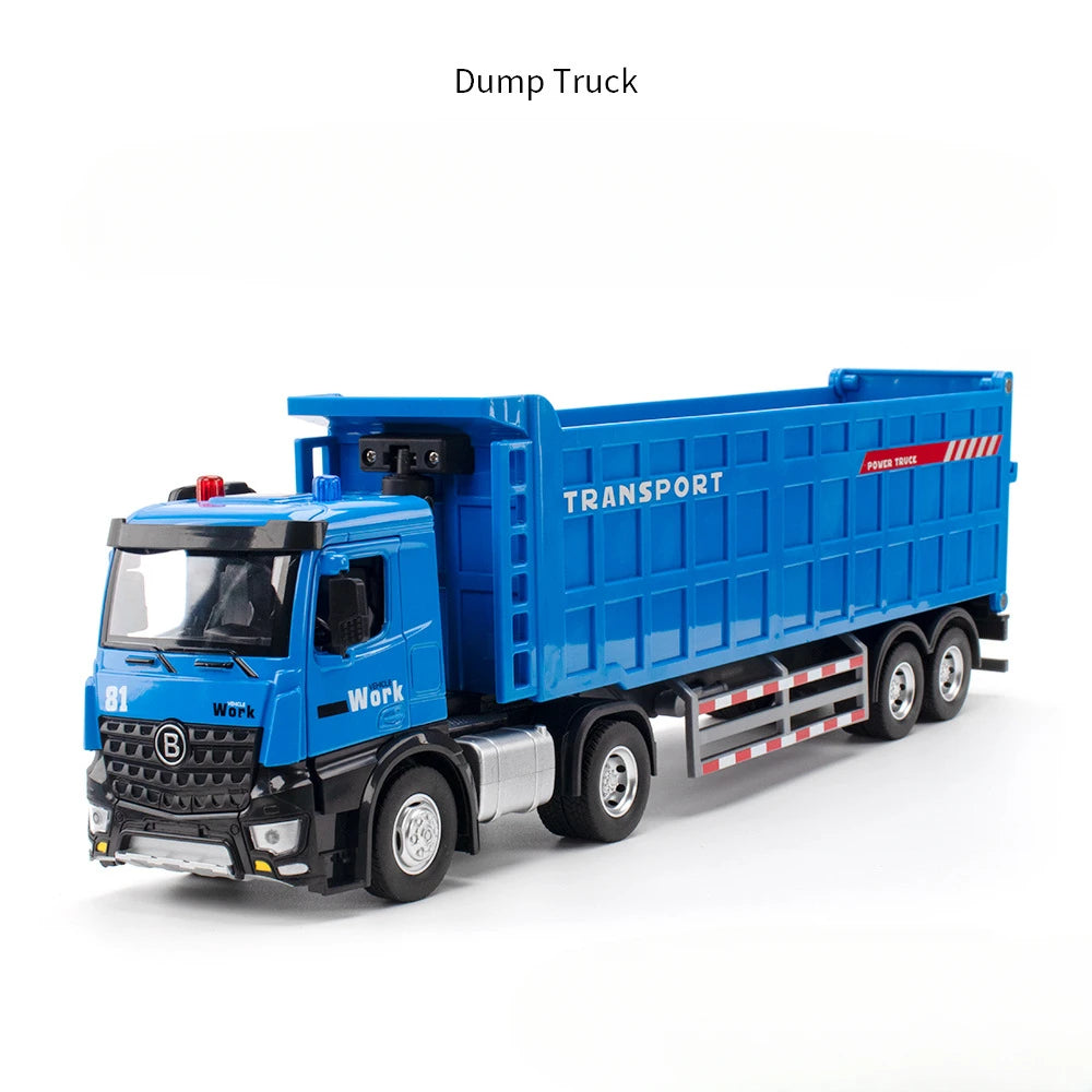 Heavy Duty Blue Dump Truck Toy 🚛🔧 | Realistic Tipper Action for Kids