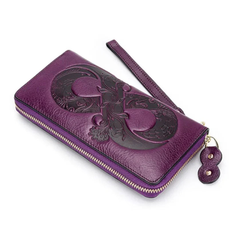 👜 Elegant Women's Luxury Leather Purse – High-Quality Handbag & Wallet