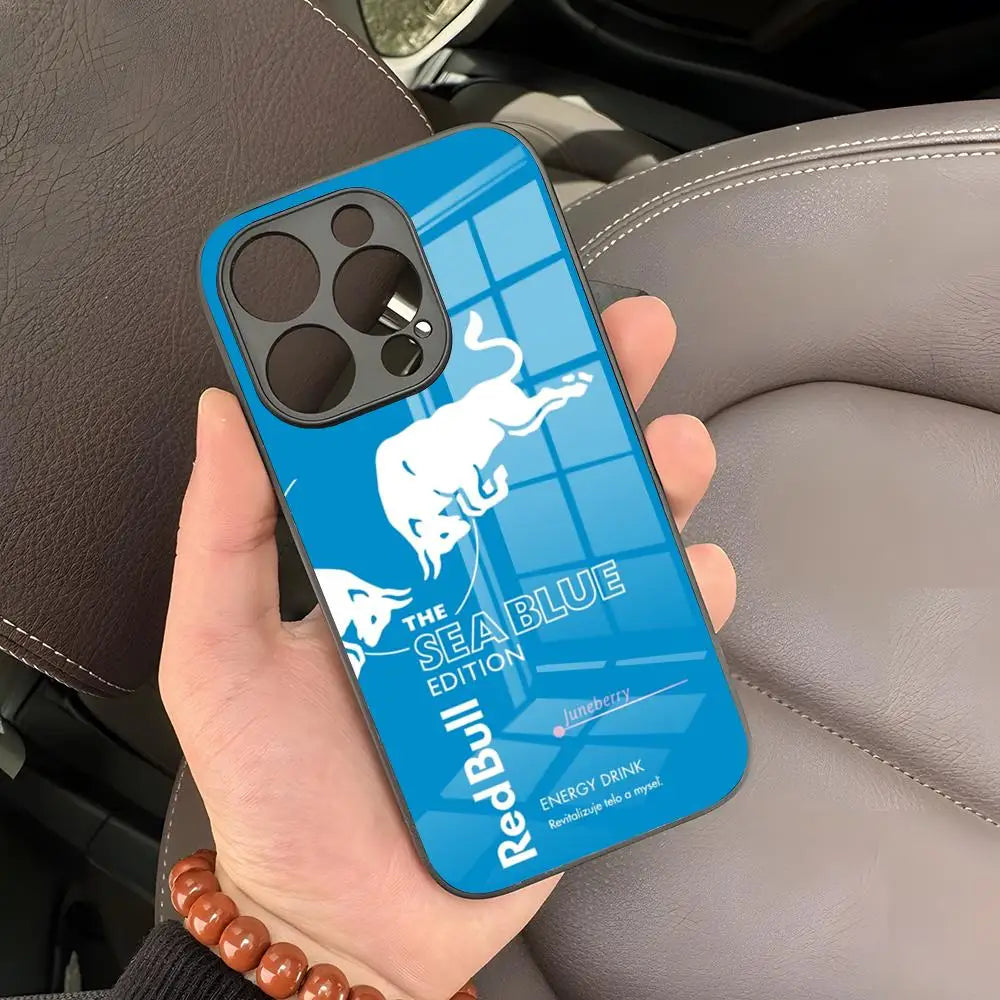 Red Bull Themed iPhone Cases 🐂💥 – Summer & Spring Editions!
