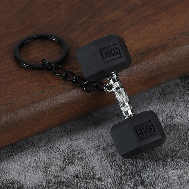 Gym Keychain Collection – Kettlebell, Dumbbell & Weight Plate Keychains