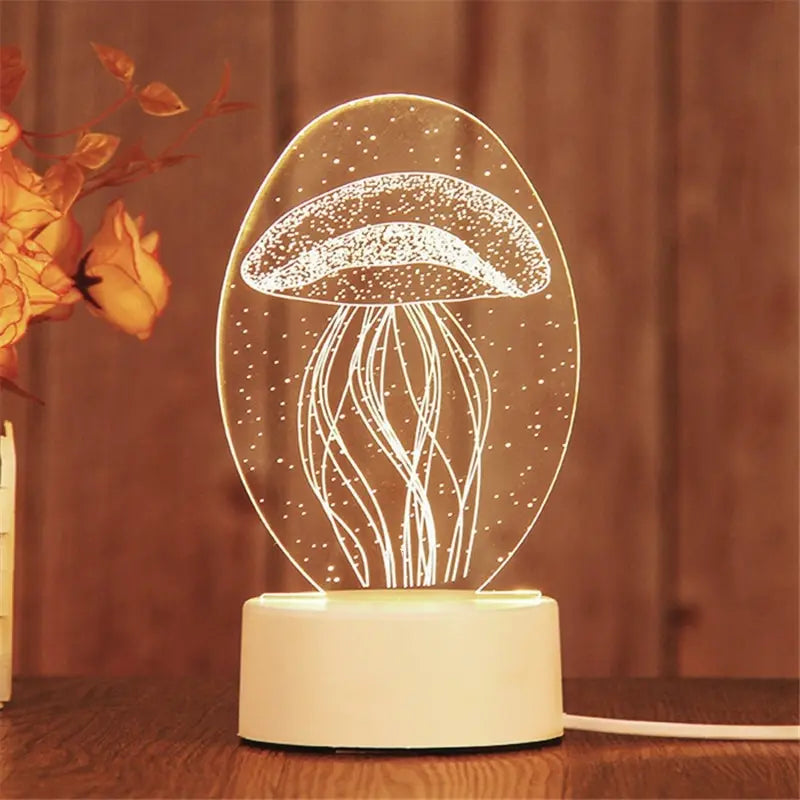 💡 Romantic LED Acrylic Night Light – The Perfect Gift for Any Occasion 🌙