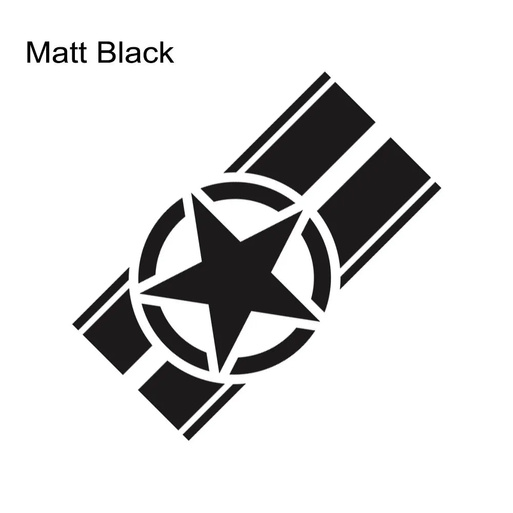 🛻 Pentagram Style Hood Decal – Dominate the Road with Bold Style! ⭐