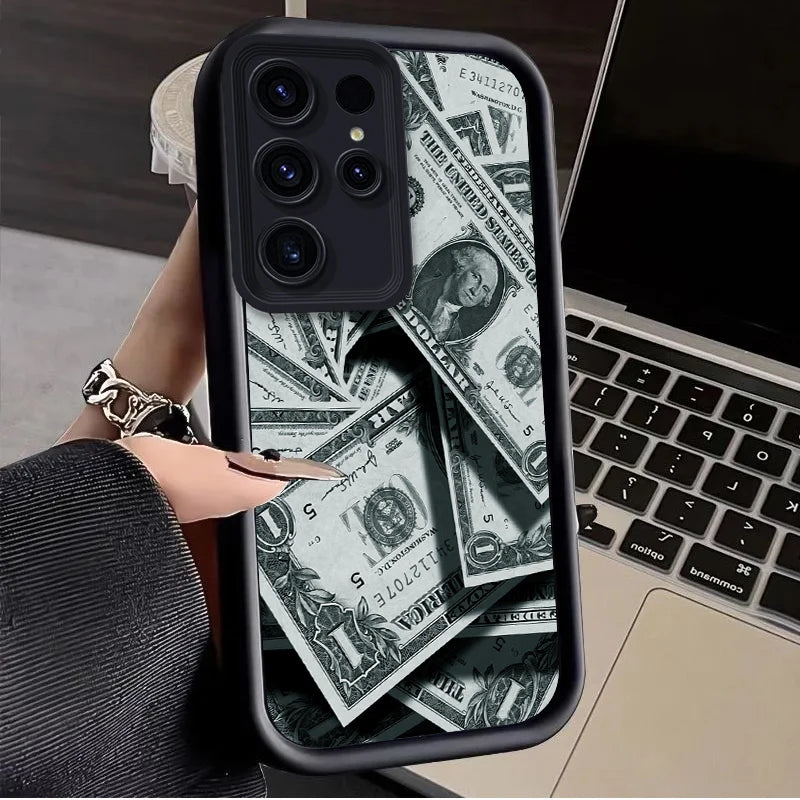 💵 Dollar Banknote Case – Stylish Wallet Cover for Samsung Galaxy