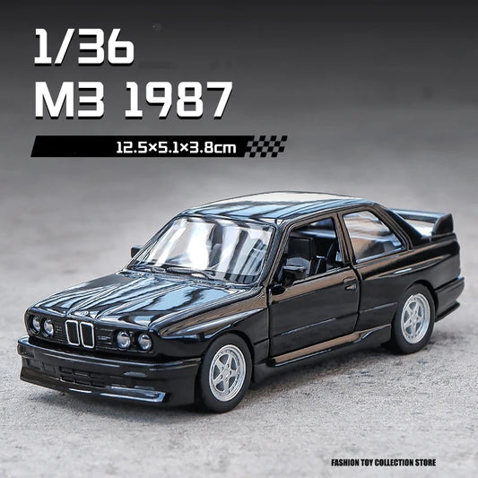 🚗 1:36 Diecast 1987 M3 Classic Car Model – Retro Perfection! 🏁