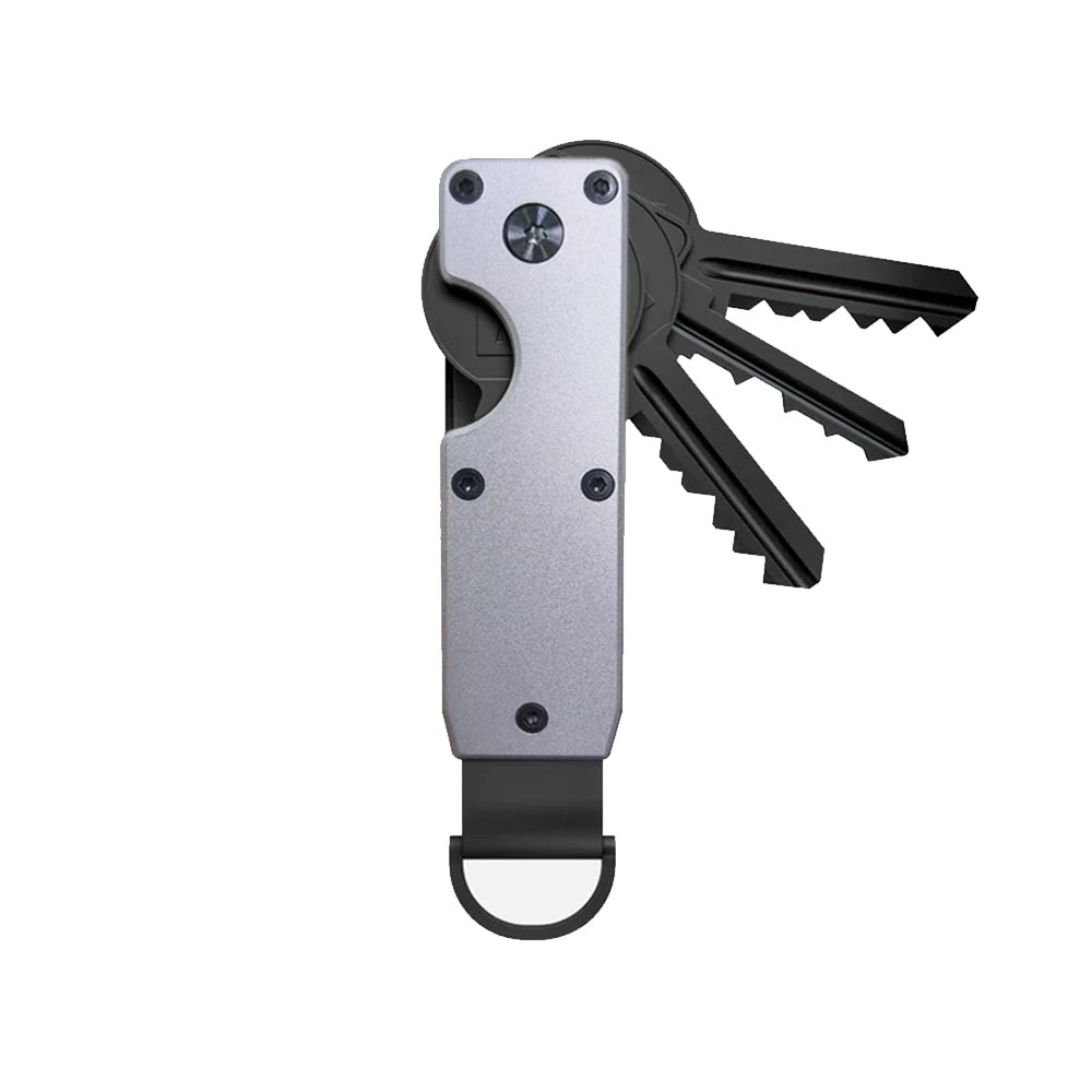 Compact Carbon Fiber Key Holder & Smart Organizer