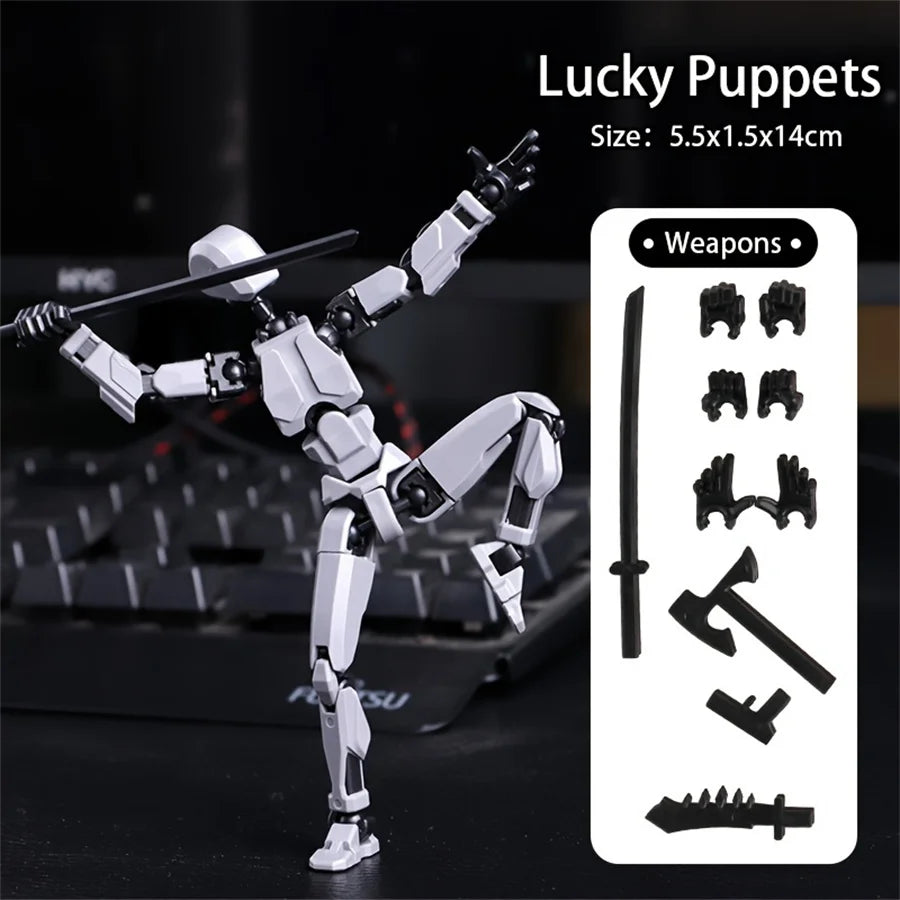 🦾 Poseable Action Figure – Creative Desk Buddy