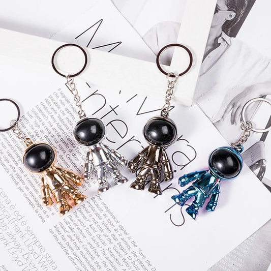 🚀👨🚀 Metallic Astronaut Keychain Collection 👨🚀🚀