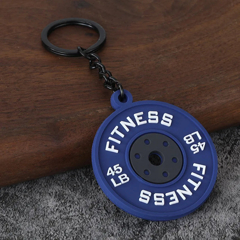 Gym Keychain Collection – Kettlebell, Dumbbell & Weight Plate Keychains