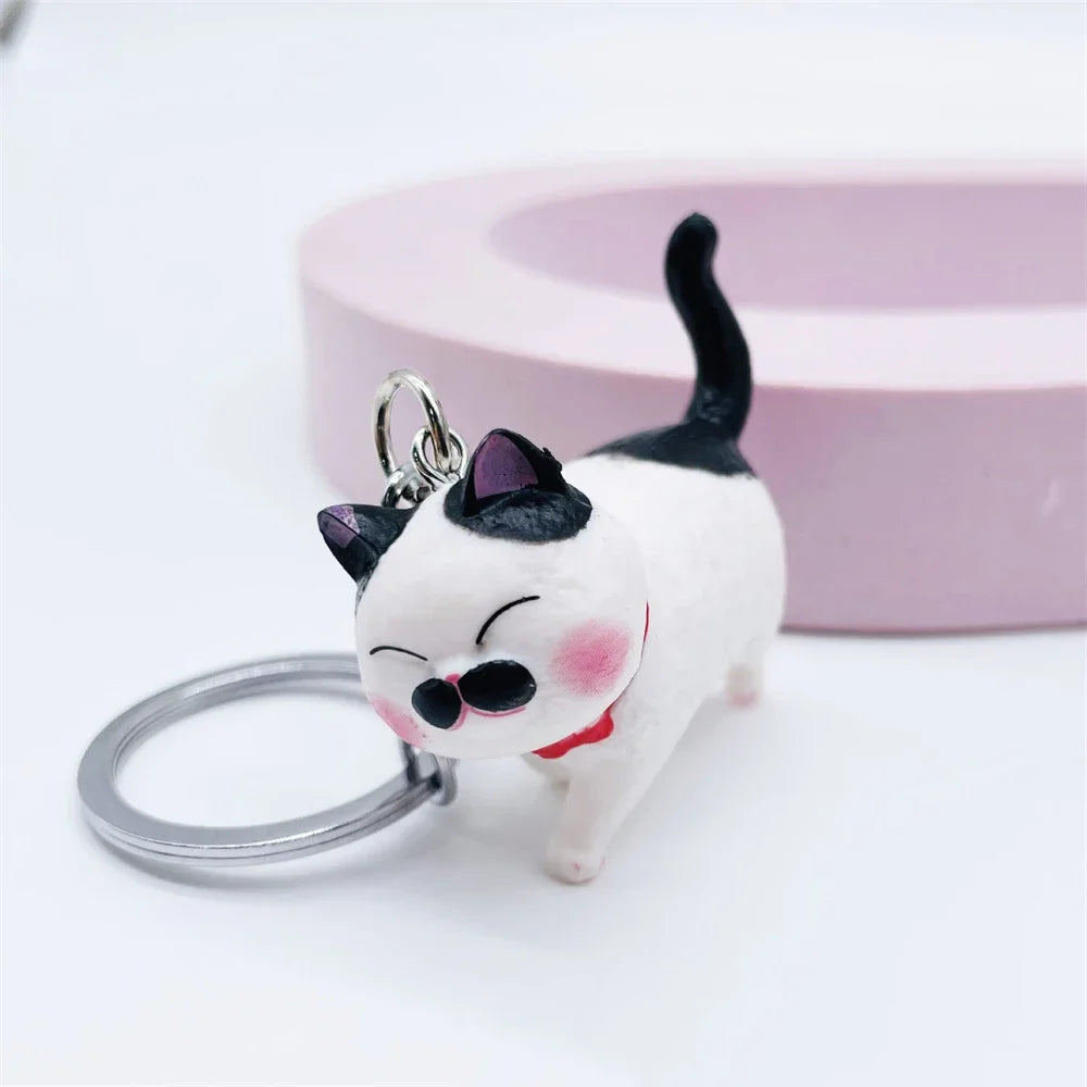 🐾 Cartoon Cat Keychain – Fun & Lovely Gift for Everyone! 😺