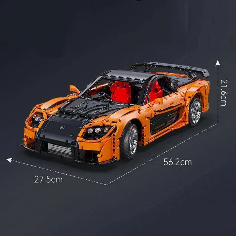 🔥 1:8 Technical RX-7 Veilside Fortune Concept Hypercar – 3071PCS Expert Building Set