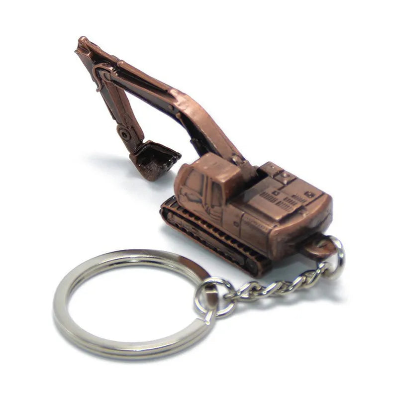 🚧 Mini Excavator Keychain – Perfect Gift for Construction Lovers