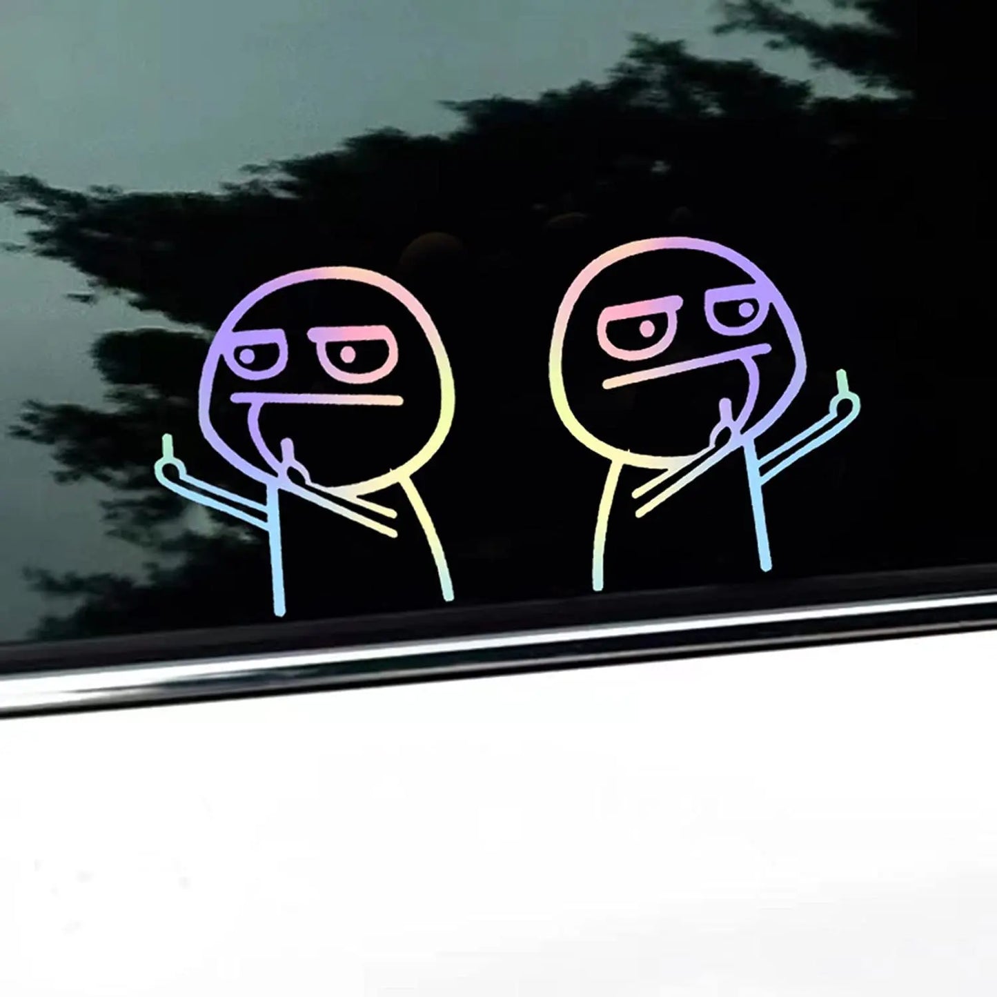 😈 Demon Smile for Your Car – Stand Out on the Road! 🔥