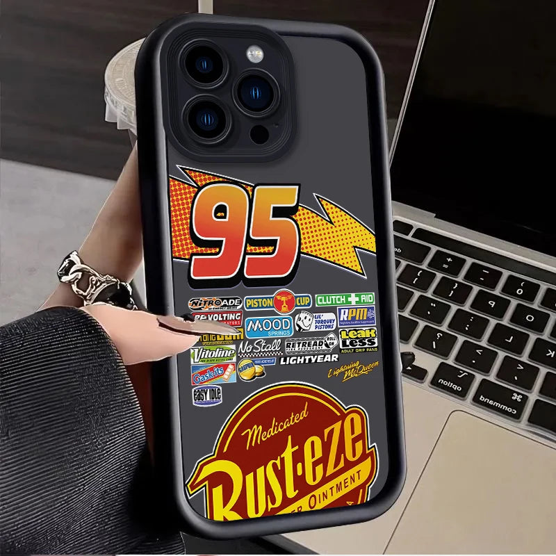 Lightning McQueen & Sally iPhone Case – Speed Meets Style! ⚡📱