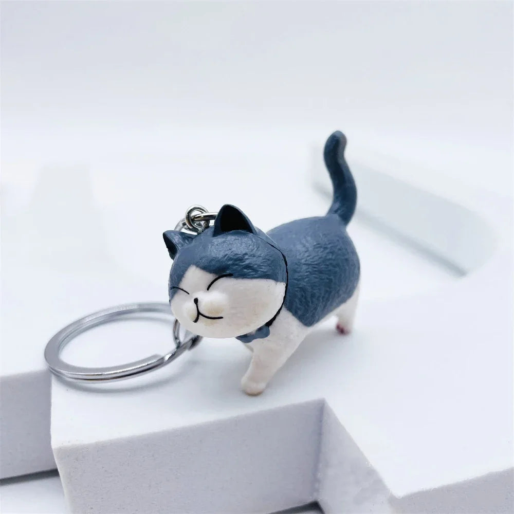 🐾 Cartoon Cat Keychain – Fun & Lovely Gift for Everyone! 😺