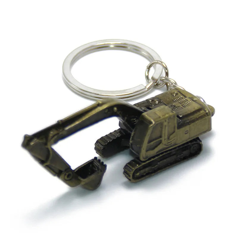 🚧 Mini Excavator Keychain – Perfect Gift for Construction Lovers