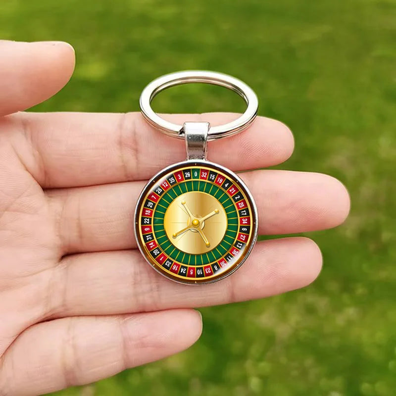🎰Roulette Wheel Keychain – Spin Into Style!