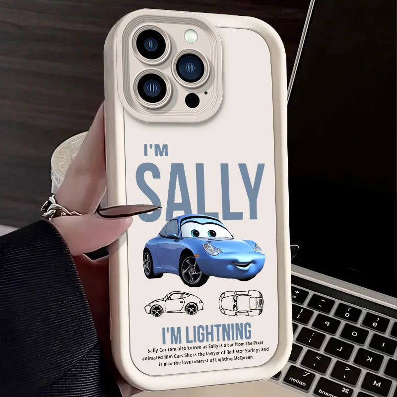 Lightning McQueen & Sally iPhone Case – Speed Meets Style! ⚡📱