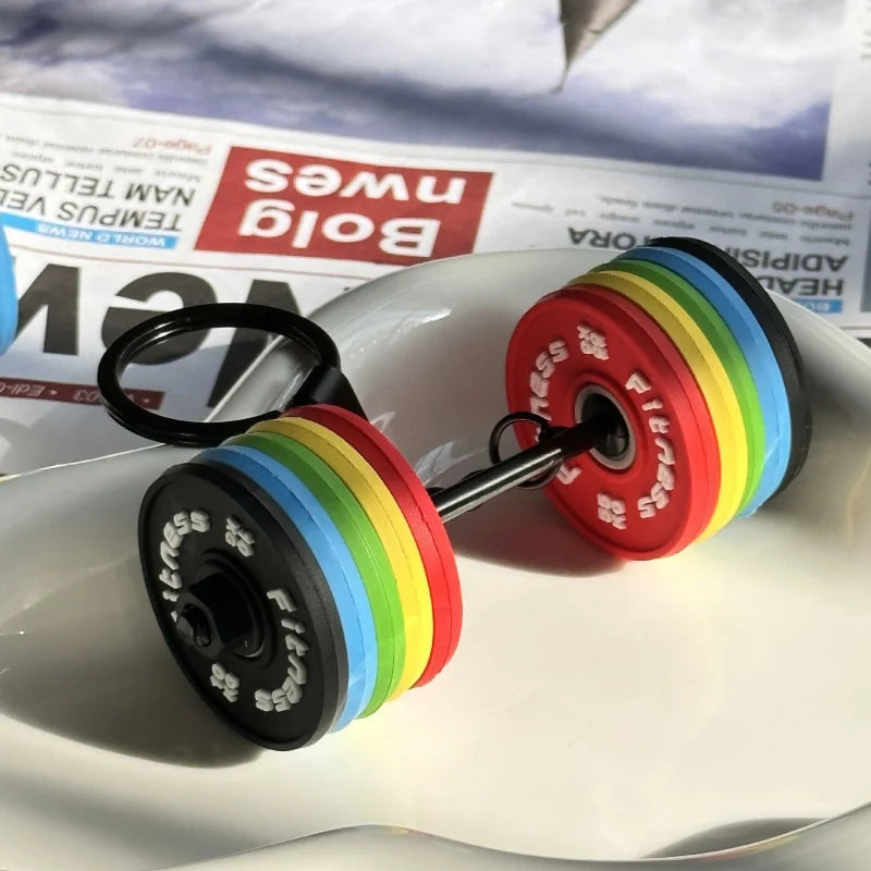 💪 DIY Silicone Barbell Keychain – Fitness Accessory for Gym Lovers 🏋️‍♂️