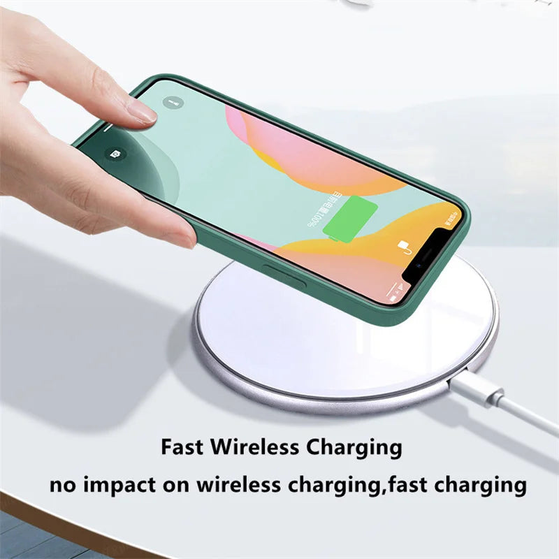 📱 Minimalist Silicone iPhone Case – Smooth, Stylish & Protective!