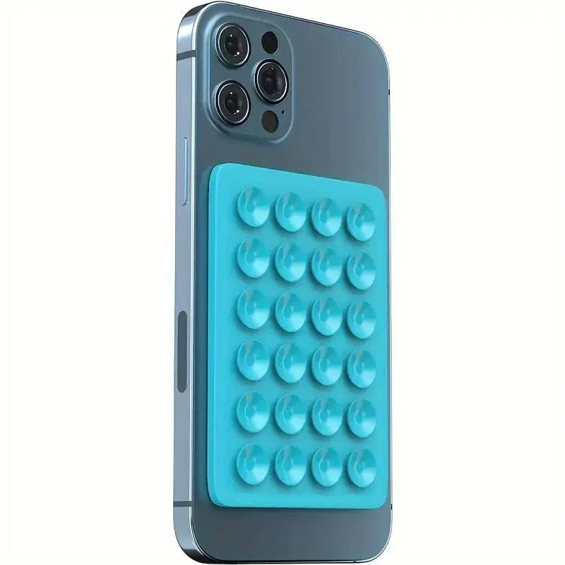 Silicone Suction Phone Holder 🧲 | Multifunctional Wall & Car Mount