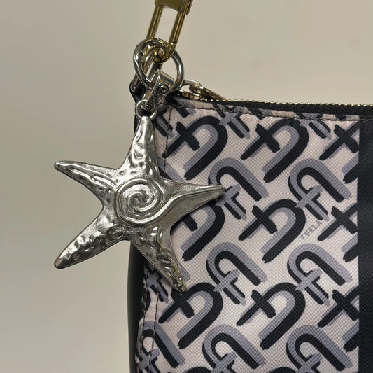 🧜‍♂️ Starfish Spiral Keychain – Ocean Vibes Accessory 🌊✨