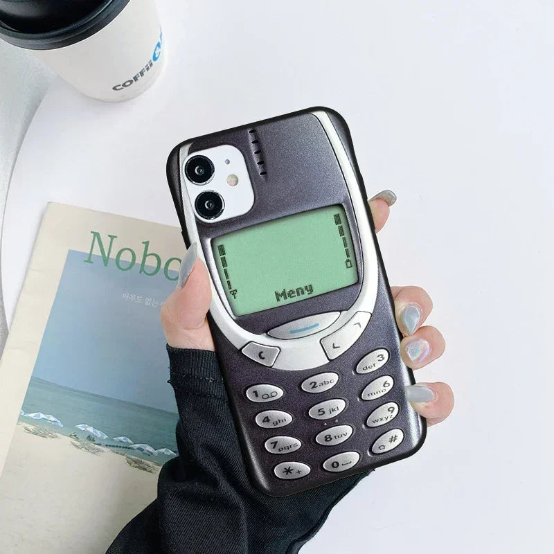📱 Retro Cell Phone Style iPhone Case – Classic Mobile Series