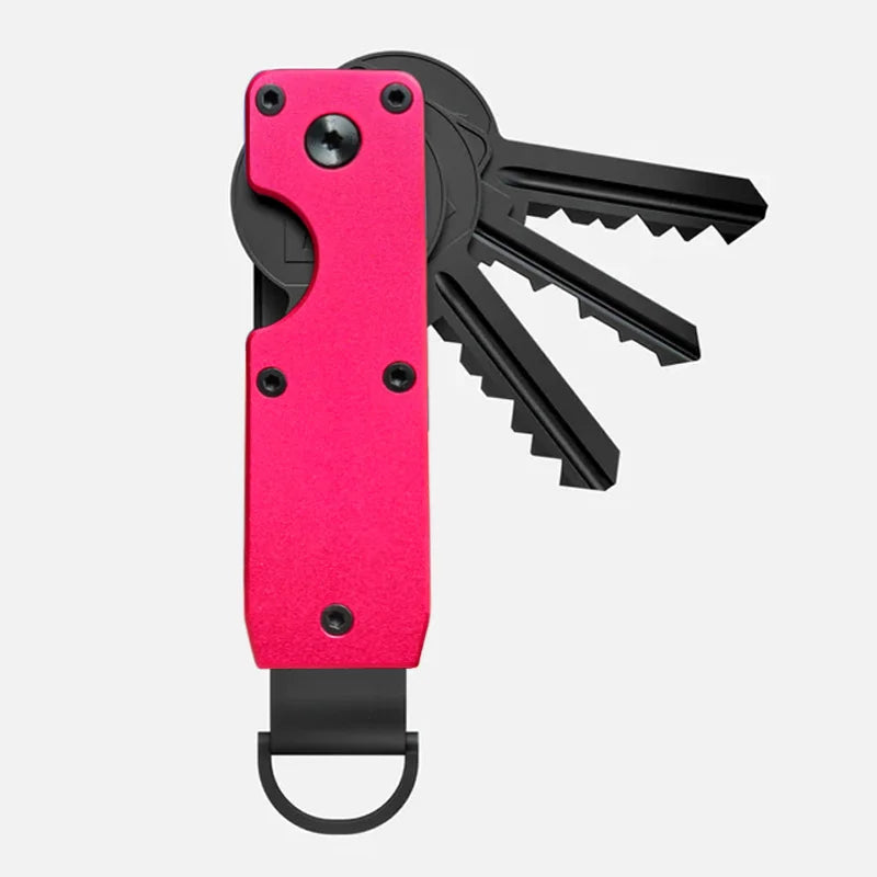 Compact Carbon Fiber Key Holder & Smart Organizer
