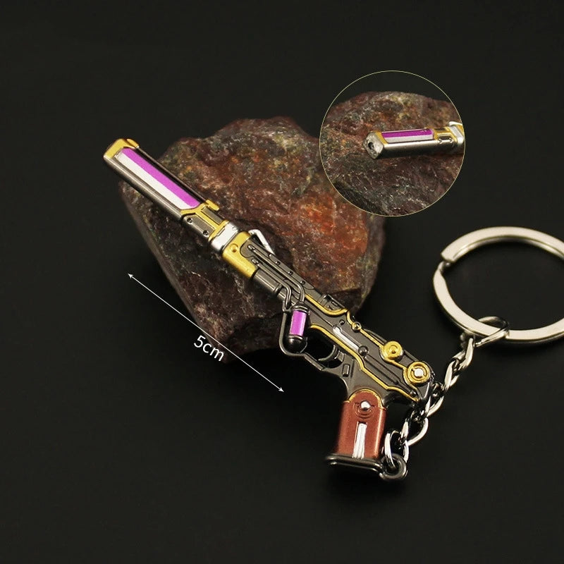 🔫 Valorant Gun & Knife Keychain – Mini Alloy Weapon Model for Gamers 🎮