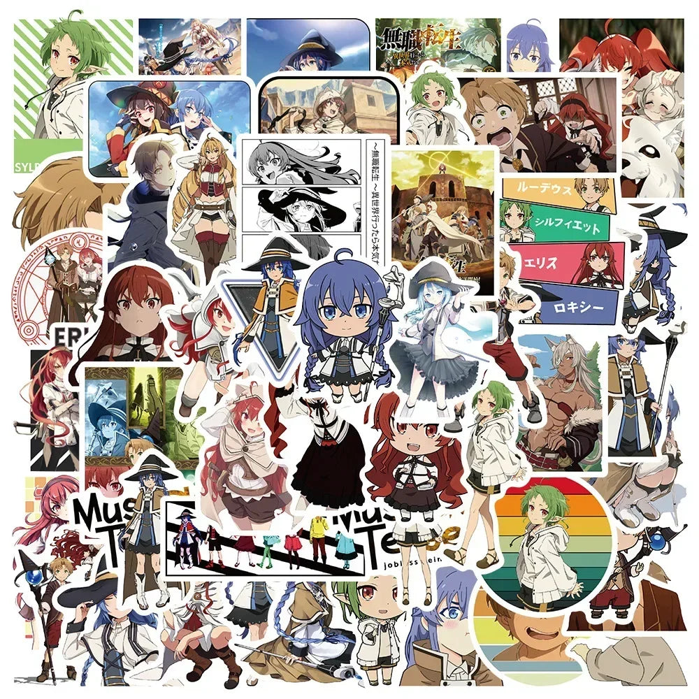 🎉✨ Mega Anime & Gaming Sticker Bundle – 50pcs ✨🎉